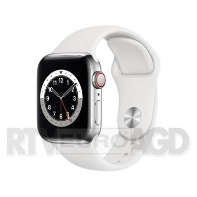 Apple Watch Series 6 GPS + Cellular 40mm (biały-sport)