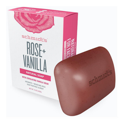 Schmidt's - Mydło w kostce Rose + Vanilla