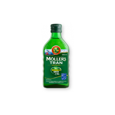 Mollers Tran Norweski naturalny, płyn, 250 ml