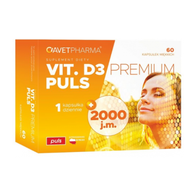 Vitamina D3 Premium PULS 2000jm, kapsułki, 60 szt.
