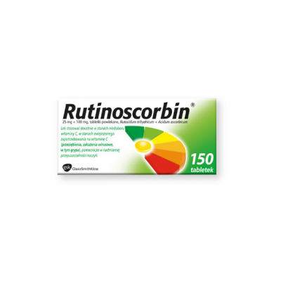 Rutinoscorbin, tabletki powlekane, 150 szt.