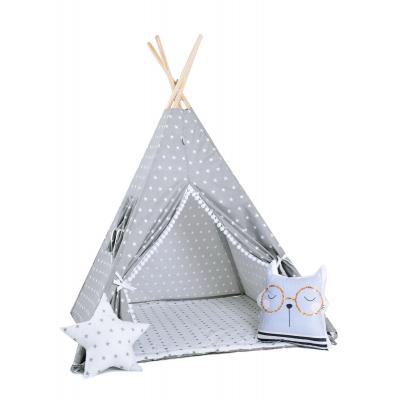 Namiot tipi dla dzieci, bawełna, okienko, królicza łapka