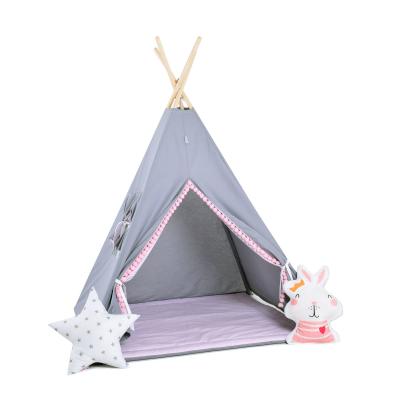 Namiot tipi dla dzieci, bawełna, okienko, bąbelkowe