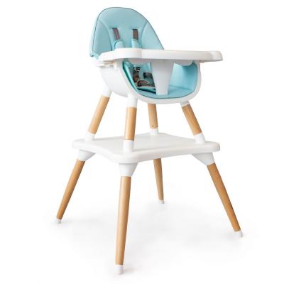 Fotelik, krzesełko do karmienia, stół i krzesło, 2w1, niebieski