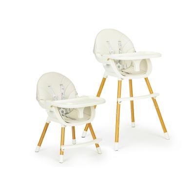 Fotelik, krzesełko do karmienia dla dzieci, ecotoys, 2w1, beżowy