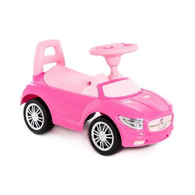 Jeździk, autko, SuperCar z panelem muzycznym, różowy