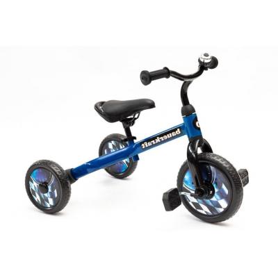Rower biegowy, rowerek trójkołowy dla dziecka, 2 w 1, niebieski