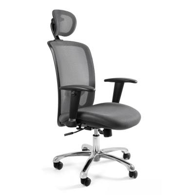 Fotel biurowy, ergonomiczny, Expander, szary