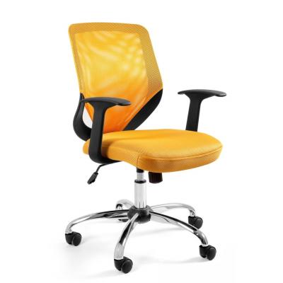 Fotel biurowy, Mobi, żółty