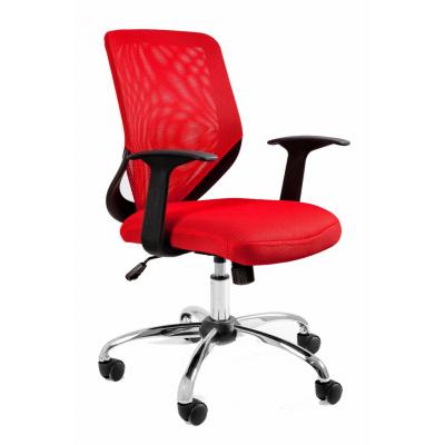 Fotel biurowy, Mobi, czerwony