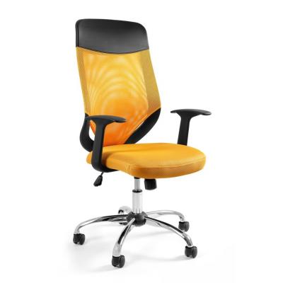 Fotel biurowy, Mobi Plus, żółty