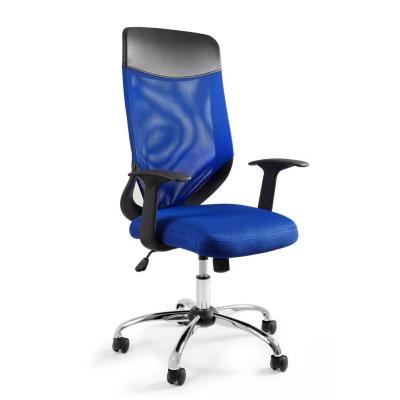 Fotel biurowy, Mobi Plus, niebieski