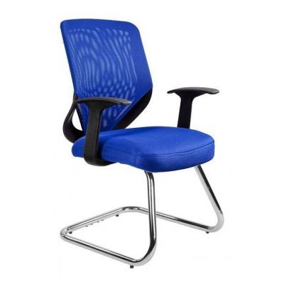 Krzesło biurowe, fotel, Mobi Skid, niebieski