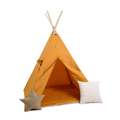 Namiot tipi dla dzieci, bawełna, okienko, poduszka, promyczek
