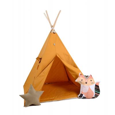 Namiot tipi dla dzieci, bawełna, okienko, lisek, promyczek