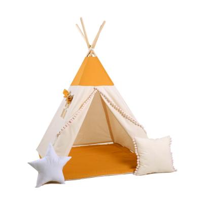 Namiot tipi dla dzieci, bawełna, okienko, poduszka, cud miód