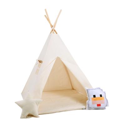 Namiot tipi dla dzieci, bawełna, okienko, piksel, mleczna kraina