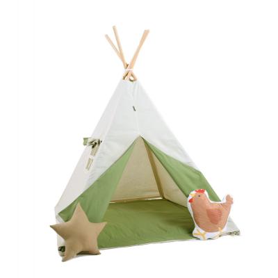 Namiot tipi dla dzieci, bawełna, kura, leśna polana