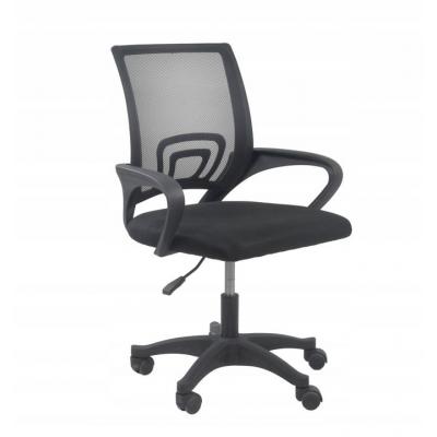 Fotel biurowy, obrotowy, krzesło, moris, czarny