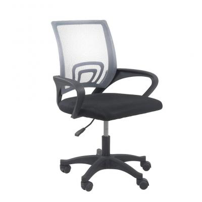 Fotel biurowy, obrotowy, krzesło, moris, szary