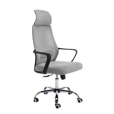 Fotel biurowy, obrotowy, krzesło, nigel, szary