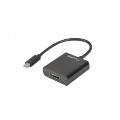 LANBERG Adapter USB CM - HDMI F 15cm czarny