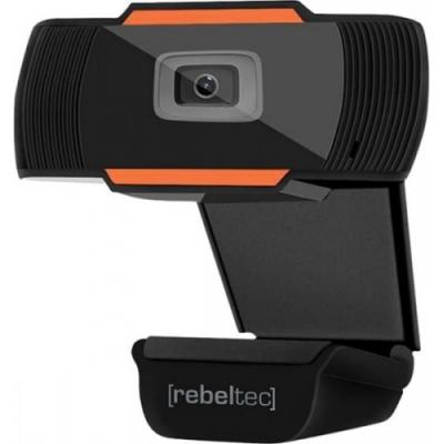 Rebeltec Kamera Internetowa Live HD, typ sensora CMOS 1/4" Rozdzielczość 1280x720, focus: od 3cm do nieskończonoci, 30 klatek/s, Wbudowany mikrofon