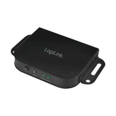 LogiLink Splitter 1 do 2x HDMI 2.0b 4K, z uchwytem montażowym