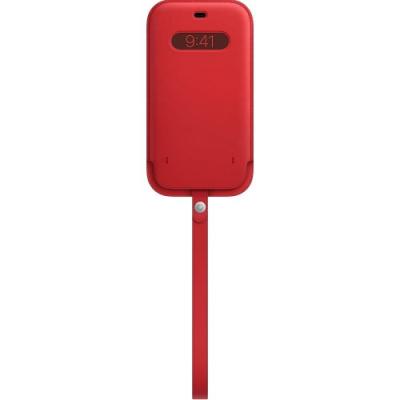 Apple Skórzany futerał z MagSafe do iPhonea 12 Pro Max - Czerwony