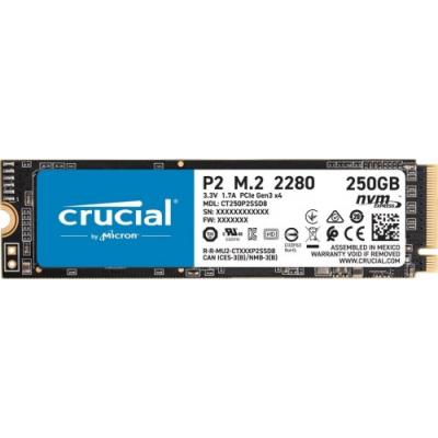 Crucial Dysk SSD P2 250GB M.2 PCIe NVMe 2280 2100/1150MB/s