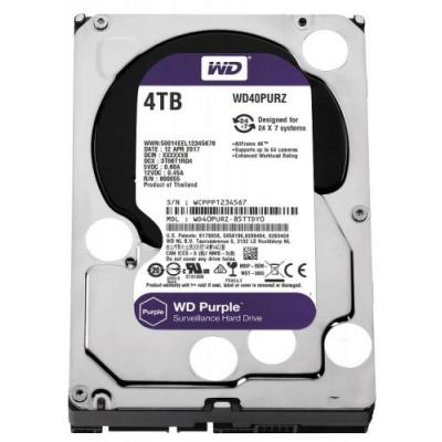 Western Digital HDD Purple 4TB 3,5'' 64MB SATAIII/5400rpm