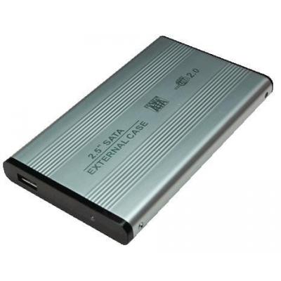 LogiLink Obudowa aluminiowa do HDD 2,5' SATA, USB, srebrna