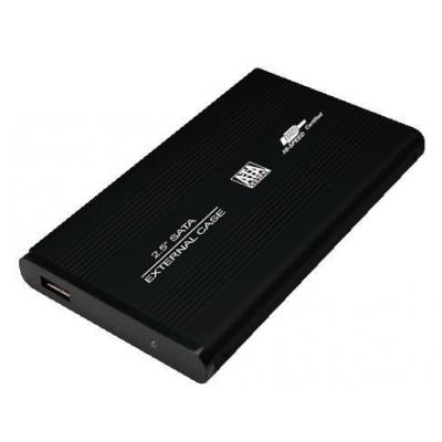 LogiLink Obudowa aluminiowa do HDD 2,5'SATA,USB,czarna