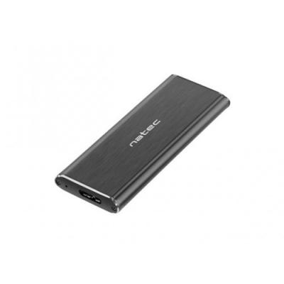 NATEC Kieszeń zewnętrzna Sata Rhino M.2 USB 3.0 Aluminium czarna slim
