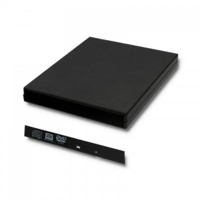 Qoltec Obudowa/kieszeń na napęd optyczny CD/DVD SATA USB 2.0 12.7mm