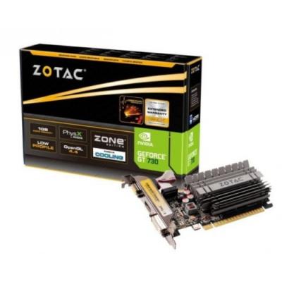 ZOTAC Karta graficzna GeForce GT 730 Zone Edition 2GB 64bit DDR3 DVI/HDMI/VGA