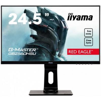 IIYAMA Monitor 24.5 GB2560HSU-B1 1MS,144Hz,HDMI,DP,USB,PIVOT,FLICKER FREE