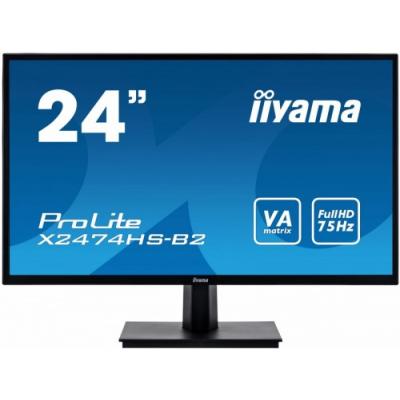 IIYAMA Monitor 24 X2474HS-B2 VA,HDMI,DP,głośniki