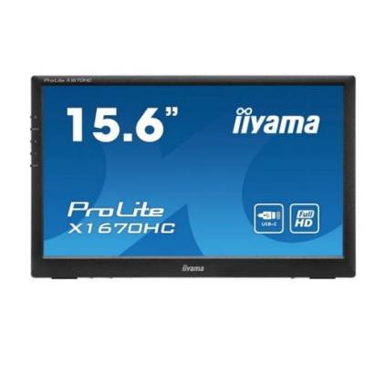 IIYAMA Monitor przenośny 15.6 cala X1670HC-B1 FHD,IPS,USB-C,ACR 80M:1