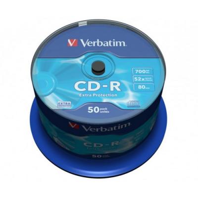 Verbatim CD-R 52x 700MB 50P CB DL Ex Prot 43351
