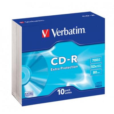 Verbatim CD-R 52x 700MB 10P SL DLP 43415