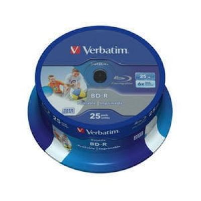 Verbatim BD-R 6x 25GB 25P CB HTL Printable NO ID 43811