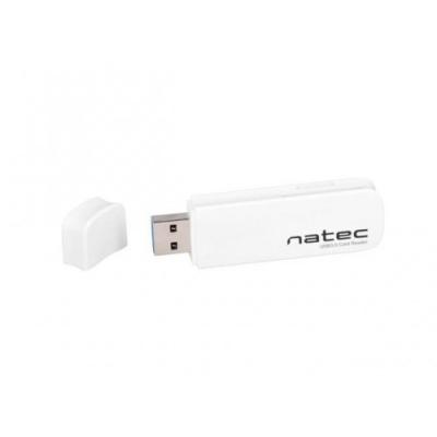 Czytnik kart pamięci Natec SCARAB SD/Micro SD USB 3.0 biały