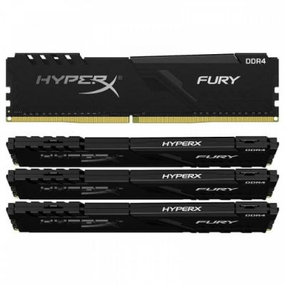 HyperX DDR4 Fury Black 128GB/3200 (4x32GB) CL16