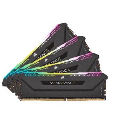 Corsair Pamięć DDR4 Vengeance RGB PRO SL 32GB/3200 (4*8GB) czarna CL16