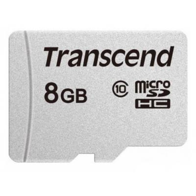 Transcend Karta pamięci microSDHC 8GB GUSD 300S CL10 TS8GUSD300S