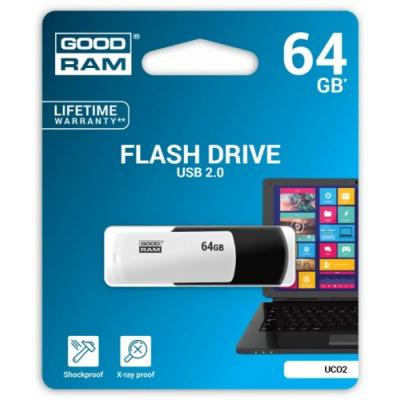 GOODRAM COLOUR BLACK&WHITE 64GB USB2.0