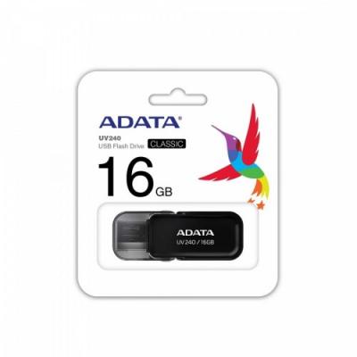 Adata Pendrive UV240 16GB USB 2.0 Czarny