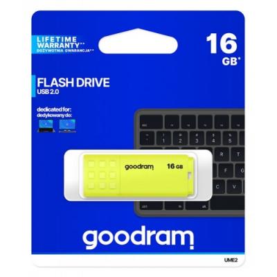 GOODRAM Pendrive UME2 16GB USB 2.0 Żółty