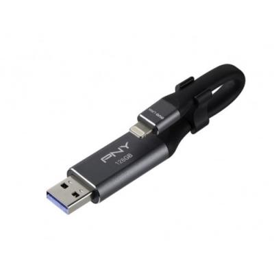 PNY Pendrive 128GB USB 3.0 Duo-Link Apple P-FDI128LA02GC-RB